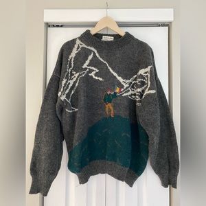 Vintage Mountain Climber Sweater